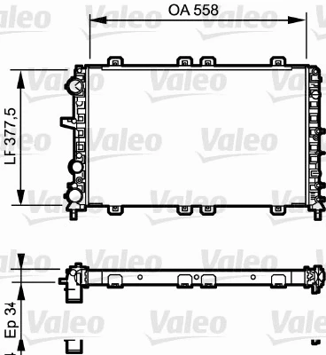 Radiator, engine cooling (732685)