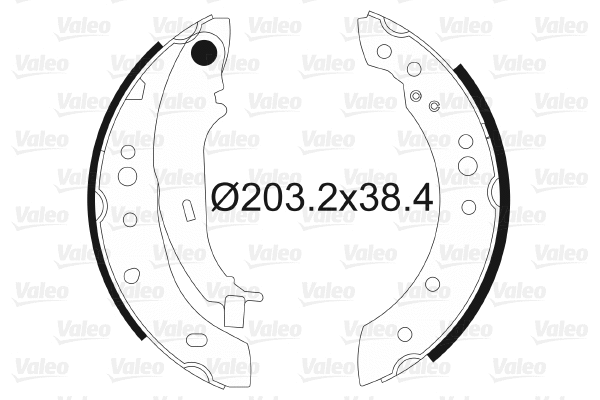 Brake Shoe Set (564097)
