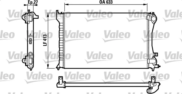 Radiator, engine cooling (732567)