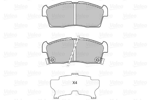 Brake Pad Set, disc brake (601323)