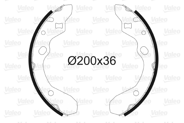 Brake Shoe Set (562596)