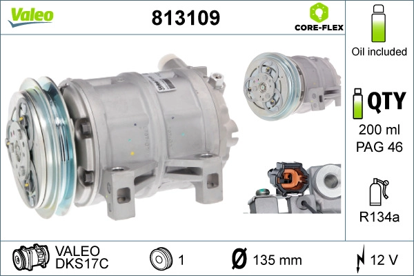Compressor, air conditioning (813109)