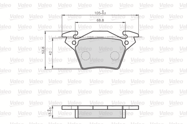 Brake Pad Set, disc brake (872020)