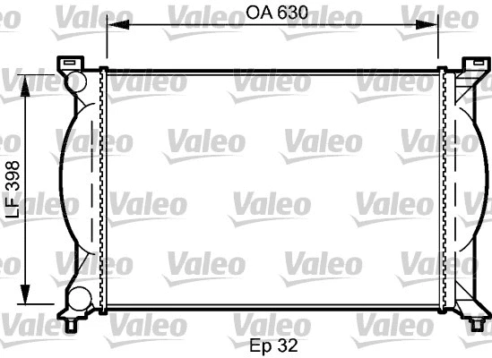 Radiator, engine cooling (735022)