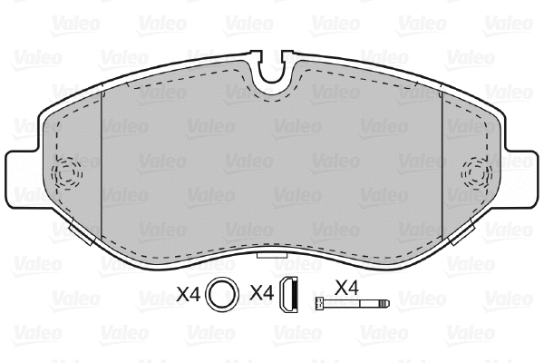 Brake Pad Set, disc brake (598882)