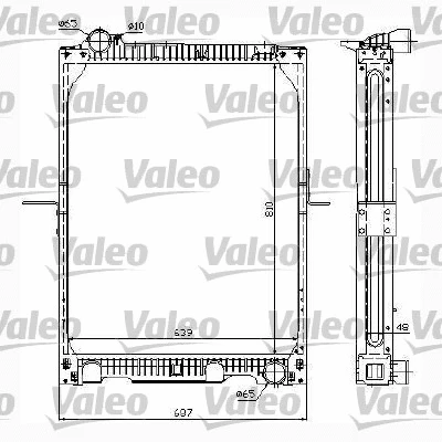 Radiator, engine cooling (732987)