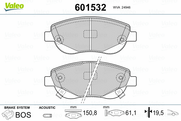 Brake Pad Set, disc brake