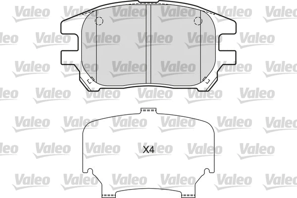 Brake Pad Set, disc brake (601664)