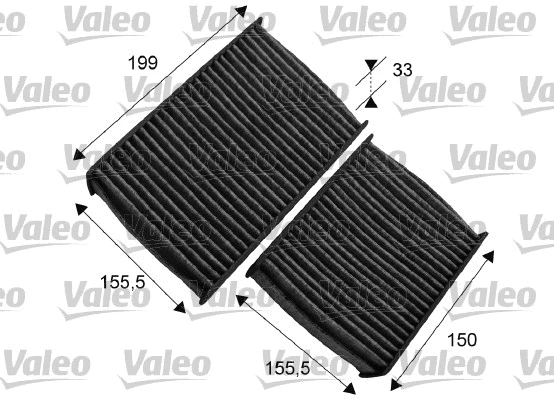 Filter, cabin air (715557)