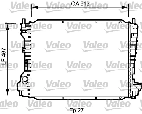 Radiator, engine cooling (734786)
