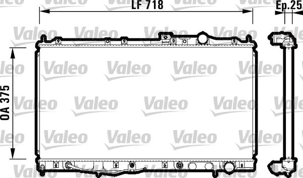 Radiator, engine cooling (734142)