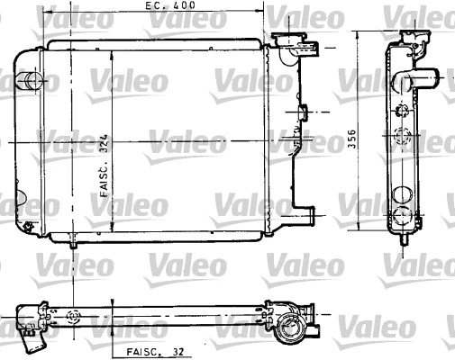 Radiator, engine cooling (810946)