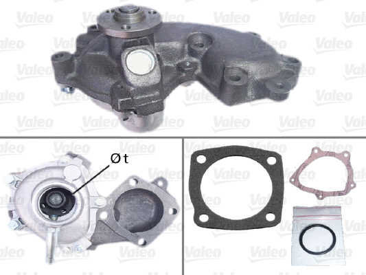 Water Pump, engine cooling (506298)