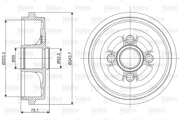 Brake Drum (237062)