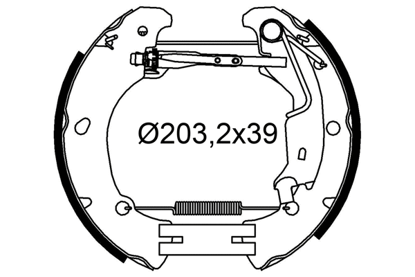 Brake Shoe Set (554967)