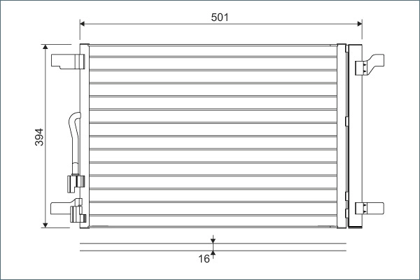 Condenser, air conditioning (814301)