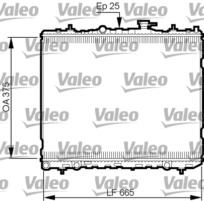 Radiator, engine cooling (735509)