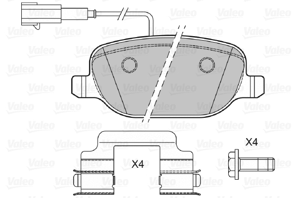 Brake Pad Set, disc brake (601390)