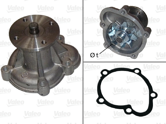 Water Pump, engine cooling (506023)