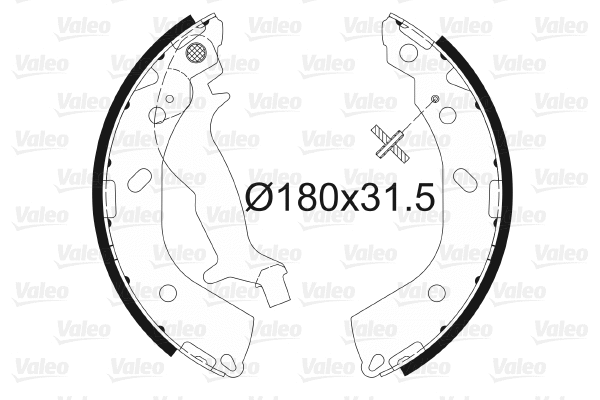 Brake Shoe Set (564091)