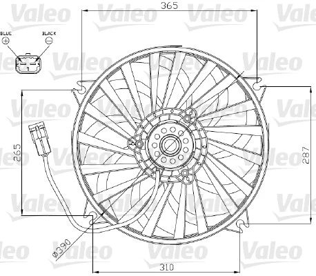 Fan, engine cooling (696174)