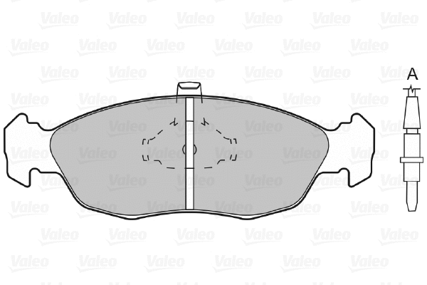 Brake Pad Set, disc brake (598038)