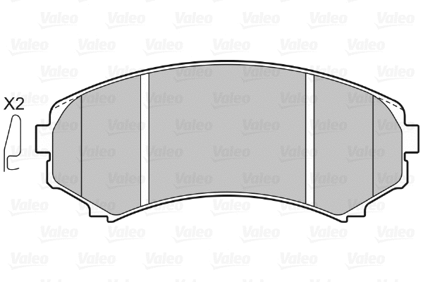 Brake Pad Set, disc brake (598518)