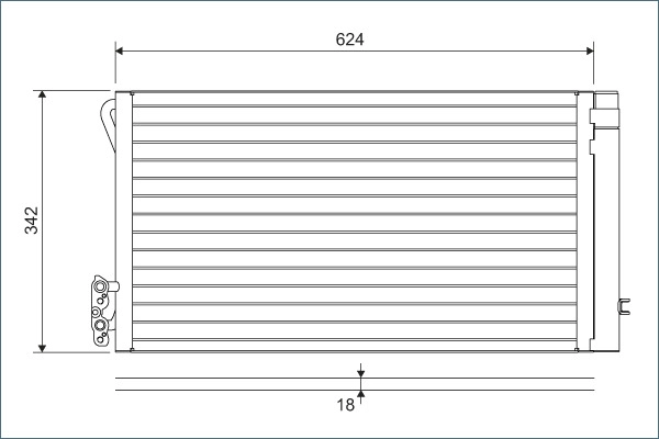 Condenser, air conditioning (814012)