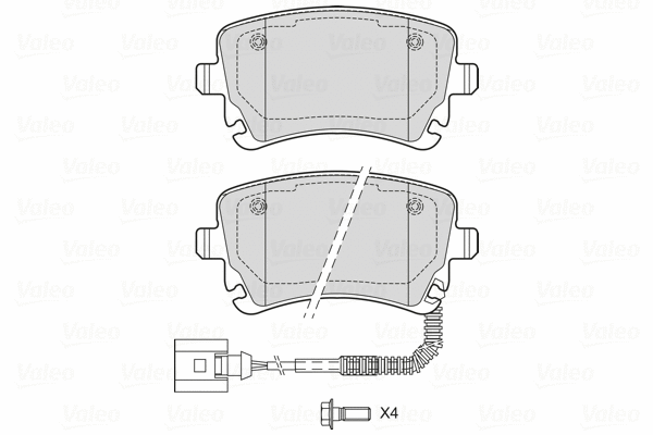 Brake Pad Set, disc brake (601747)