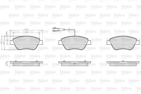 Brake Pad Set, disc brake (872705)