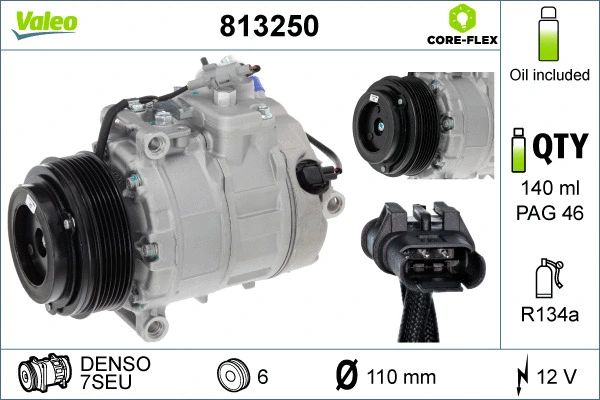 Compressor, air conditioning (813250)