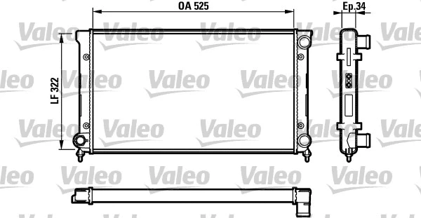 Radiator, engine cooling (731729)