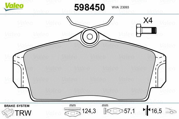 Brake Pad Set, disc brake