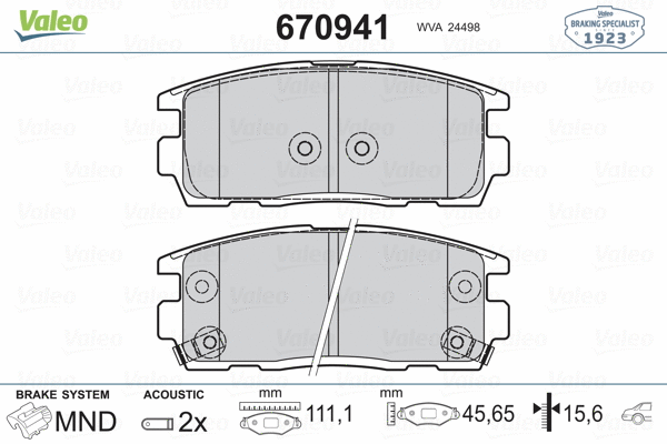 Brake Pad Set, disc brake