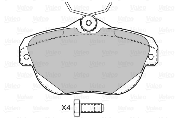Brake Pad Set, disc brake (598939)