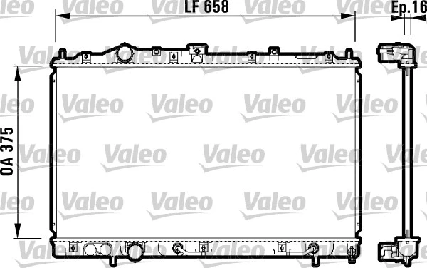 Radiator, engine cooling (732613)