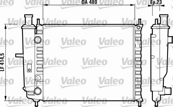 Radiator, engine cooling (732218)