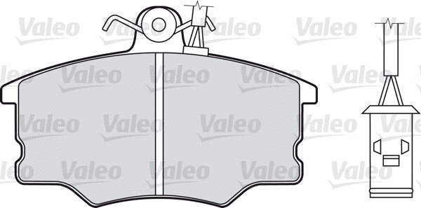 Brake Pad Set, disc brake (598003)