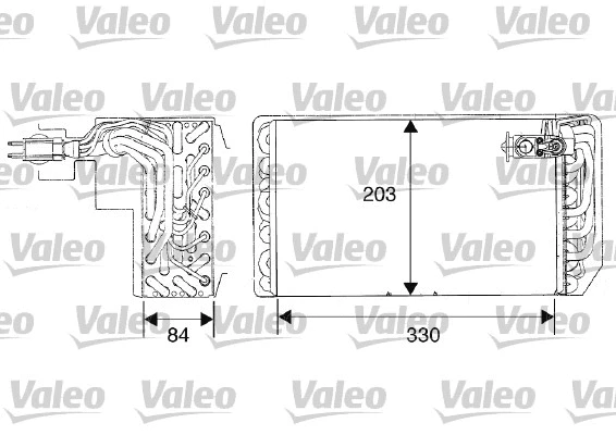 Evaporator, air conditioning (817467)