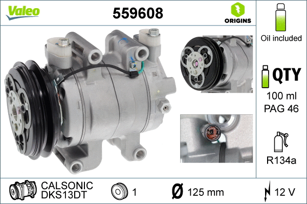 Compressor, air conditioning (559608)