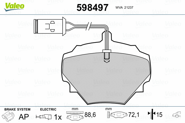 Brake Pad Set, disc brake