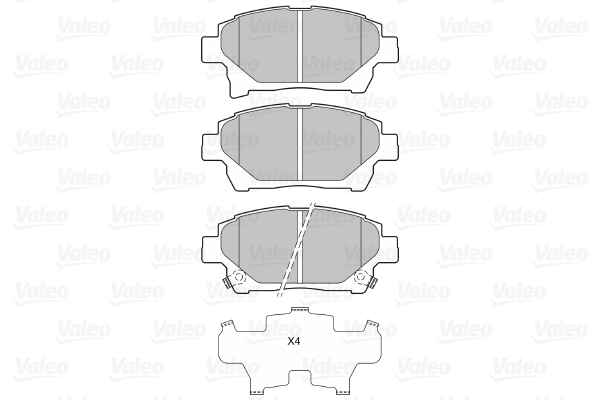 Brake Pad Set, disc brake (601060)