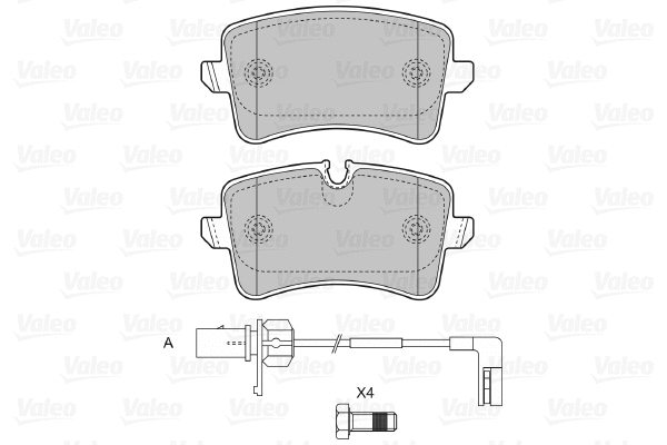Brake Pad Set, disc brake (601325)