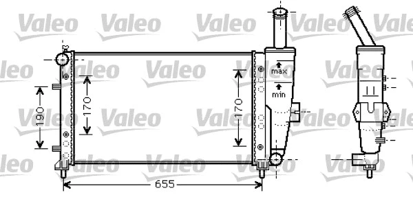 Radiator, engine cooling (734459)