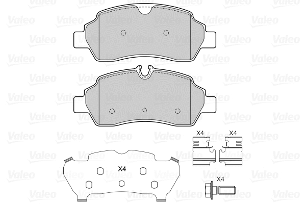 Brake Pad Set, disc brake (601515)