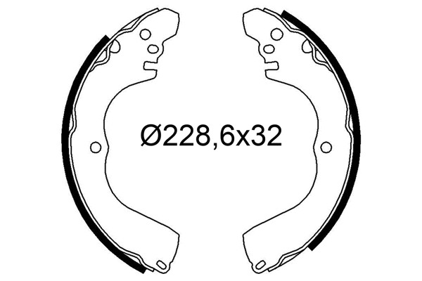 Brake Shoe Set (564287)