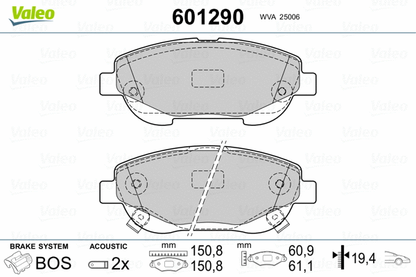 Brake Pad Set, disc brake