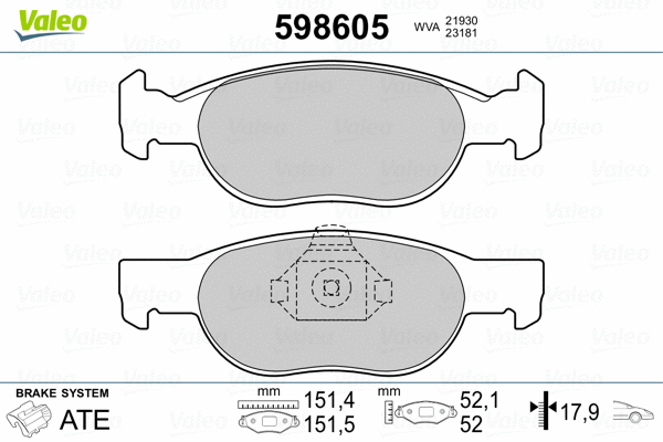 Brake Pad Set, disc brake