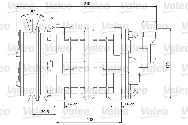 Compressor, air conditioning (716655)