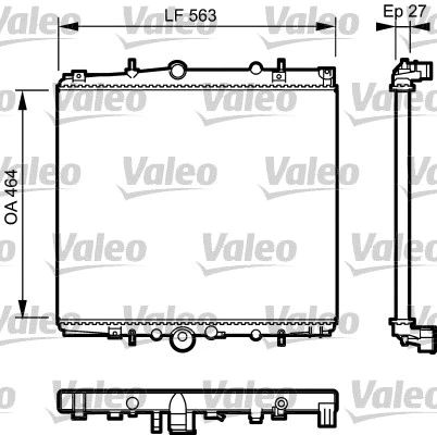 Radiator, engine cooling (732945)